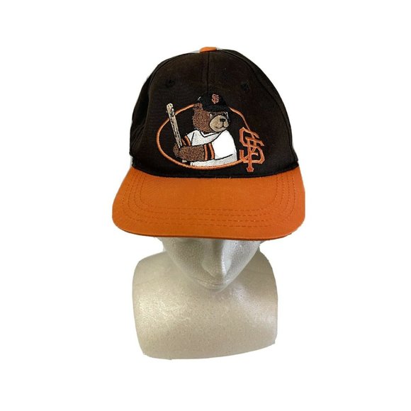Annco Other - Annco Youth Adjustable Snapback Bear Play Baseball Cap Black Orange Bangladesh